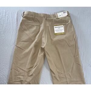 Haggar H26 Classic Fit 4-Way Stretch Washable Flat Front Dress Pants. 34X30, NWT